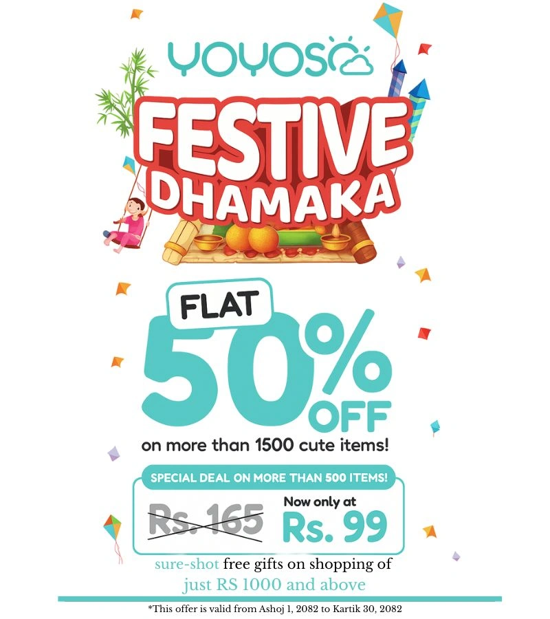 YOYOSO Festive Dhamaka – Flat 50% Off on 1500+ Cute Items!