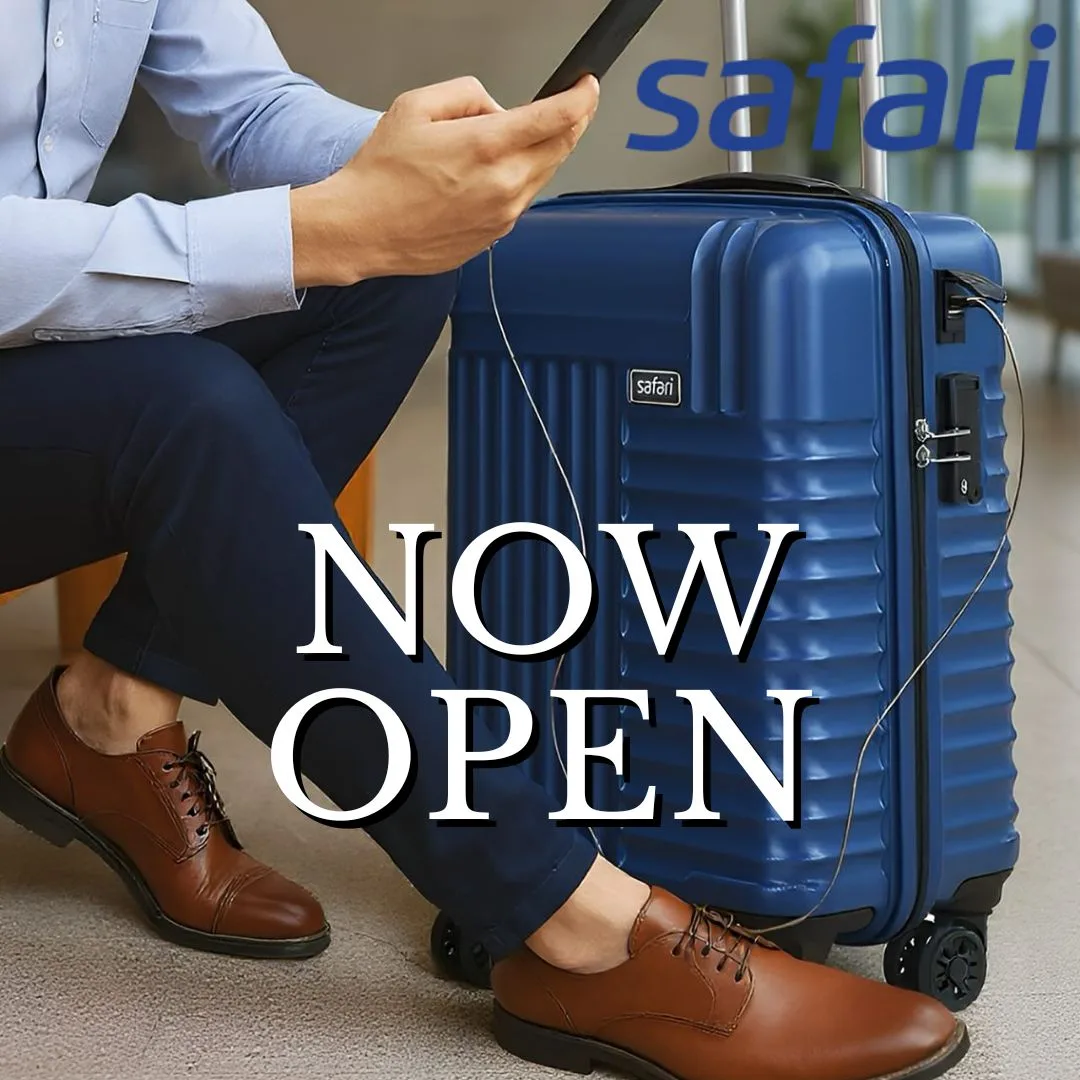 Safari Luggage — Your Perfect Travel Companion Now Open in City Centre 2nd Floor