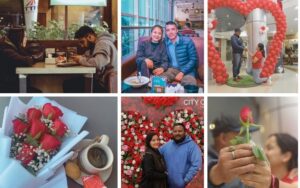 people enjoying their date at city centre nepal on himalayna java, movies, gifts