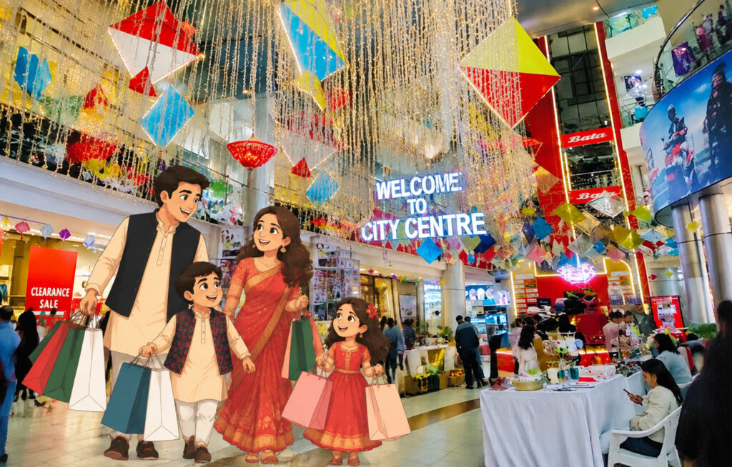 feature image of city centre for shopping