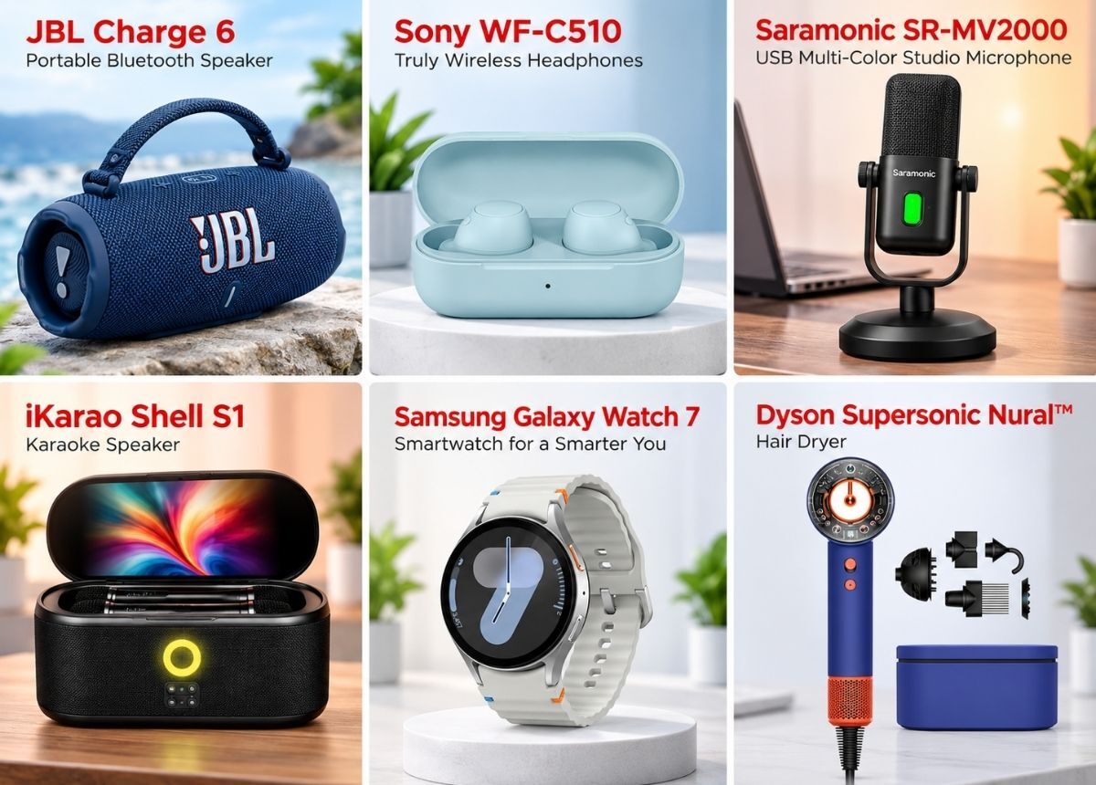 oliz store audio and lifestyle appliances collage